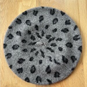 Free People Cheetah Beret San Diego Hat co